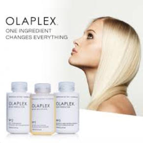 748 Olaplex Plakat mit Frau
